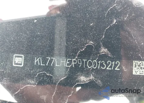 2026 Chevrolet Trax Fwd Lt z USA, uszkodzony, nr VIN KL77LHEP9TC013212